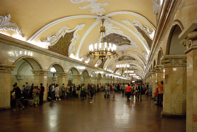 Illustration for article titled Eye-Poppingly Gorgeous Underground Stations from Around The World